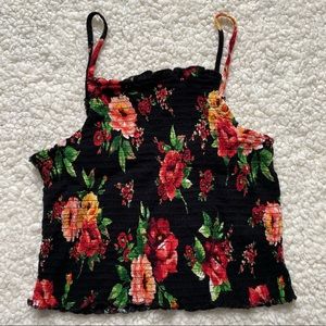 Floral crop top